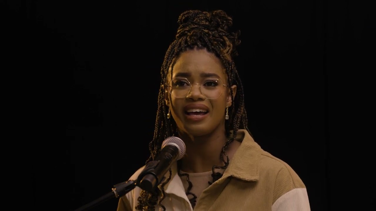 Joy Woods sings 