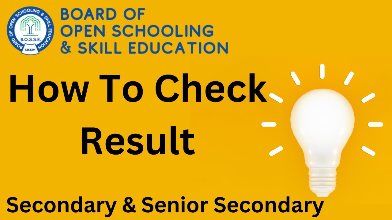 How To Check BOSSE Board Result Online? #bosse #result