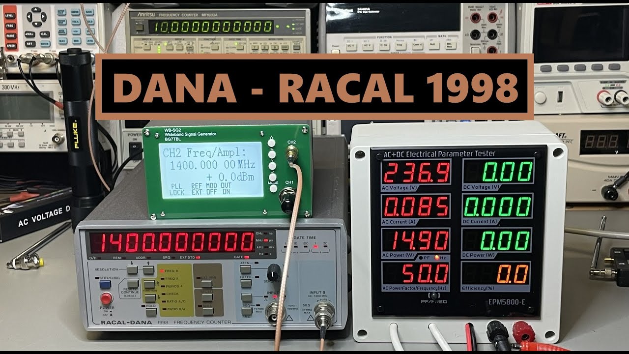 TA-0388: Частотомер Racal Dana 1998 1,3 ГГц — калибровка
