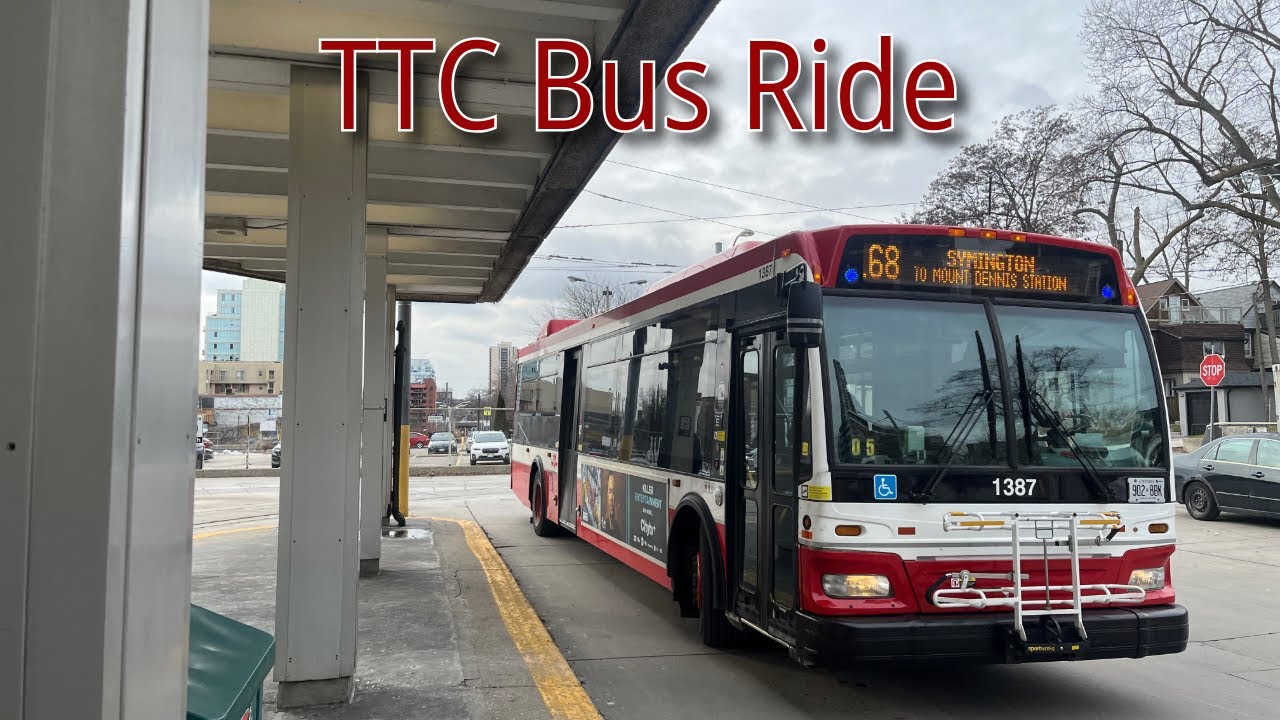 Toronto TTC 168 Symington Bus Ride - Full Route Northbound 12/1/2025