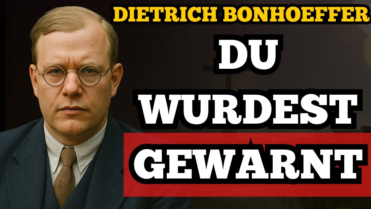 Die GEFÄHRLICHSTE Warnung Jesu — von den meisten Christen ignoriert | Bonhoeffer enthüllt