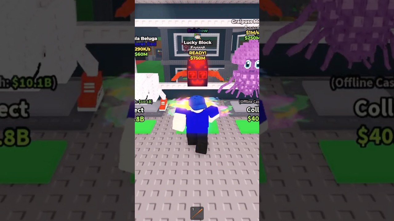 ADMIN spawned RAINBOW SECRET LUCKY BLOCK! 😱🌈