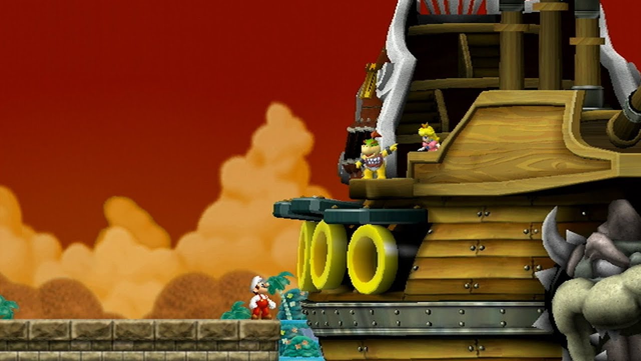 Newer Super Mario Bros. Wii: Summer Sun 100% Walkthrough Part 1 - World 1 (All Star Coins & Levels)