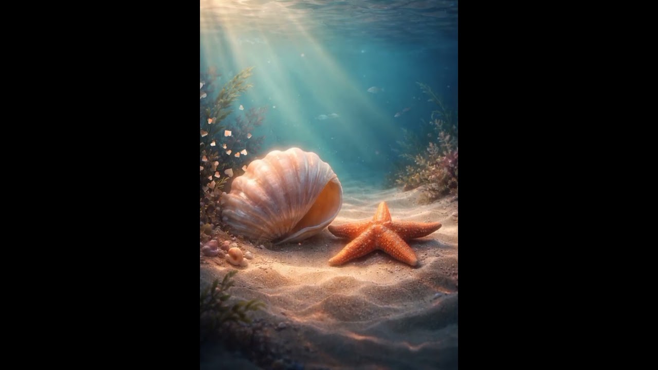 “La conchiglia che ascoltava il mare e la stella che insegnò a restare”🎧😴❤