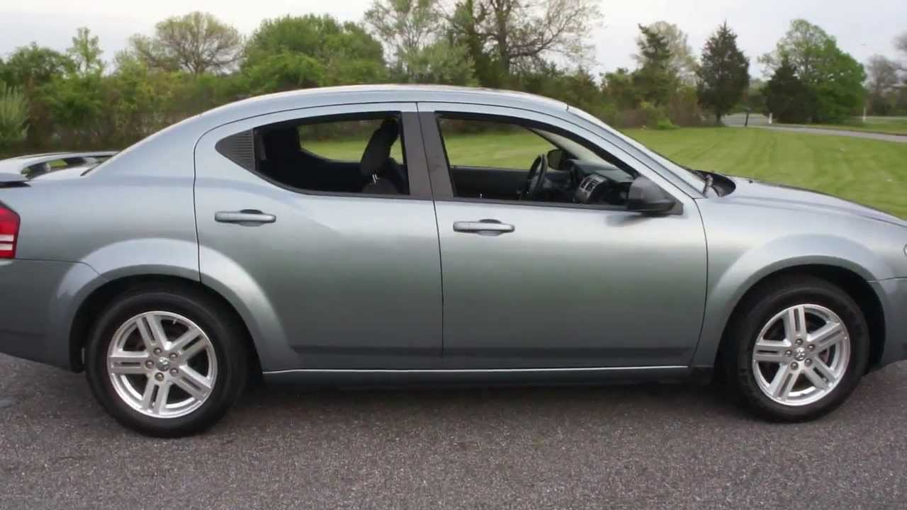 2009 Dodge Avenger SXT For Sale~Blue/Black~Low Miles~Salvage Title From Sandy Storm