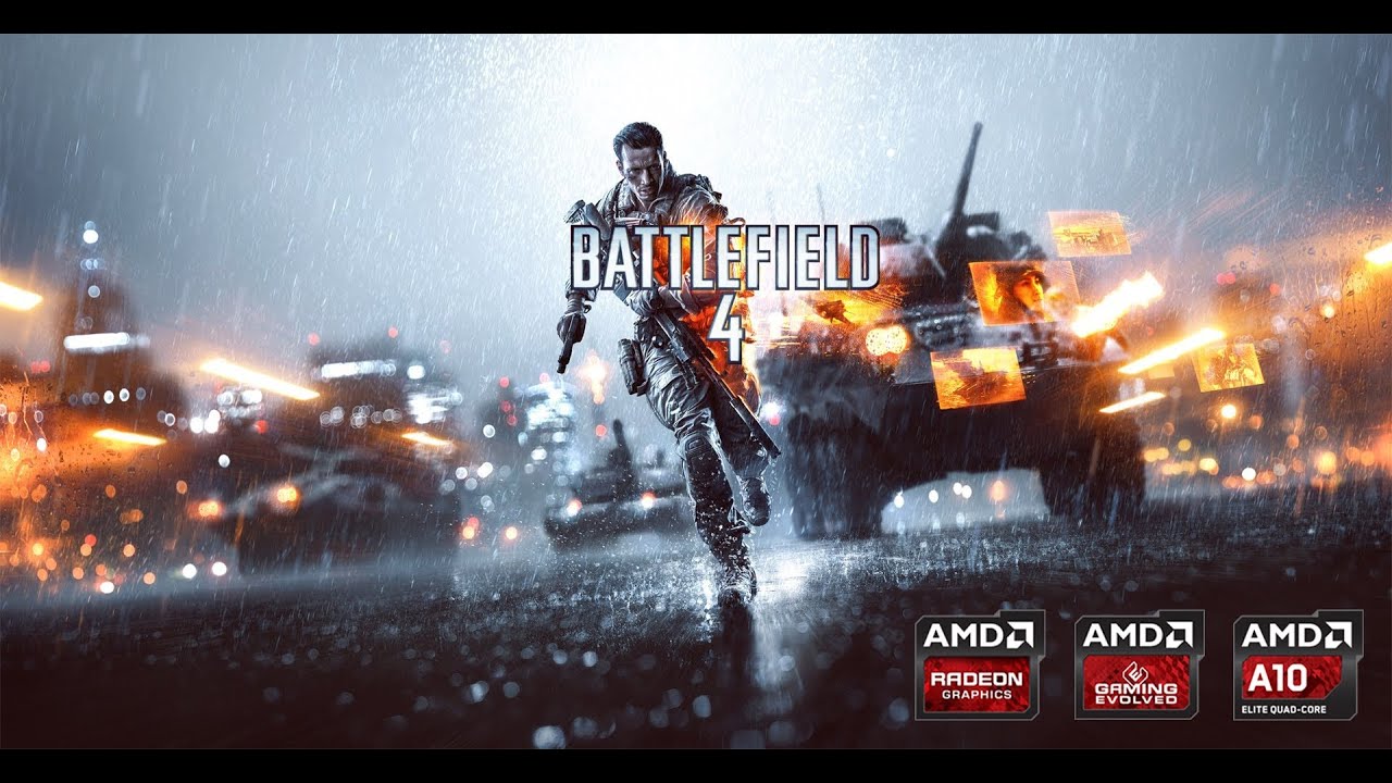 Battlefield 4 - AMD APU A10-6800K [GAMEPLAY]