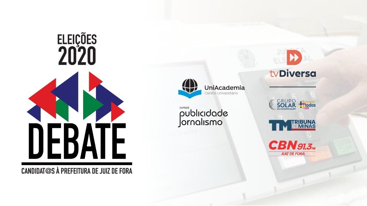 Eleições 2020: debate com os candidatos do segundo turno à Prefeitura de Juiz de Fora
