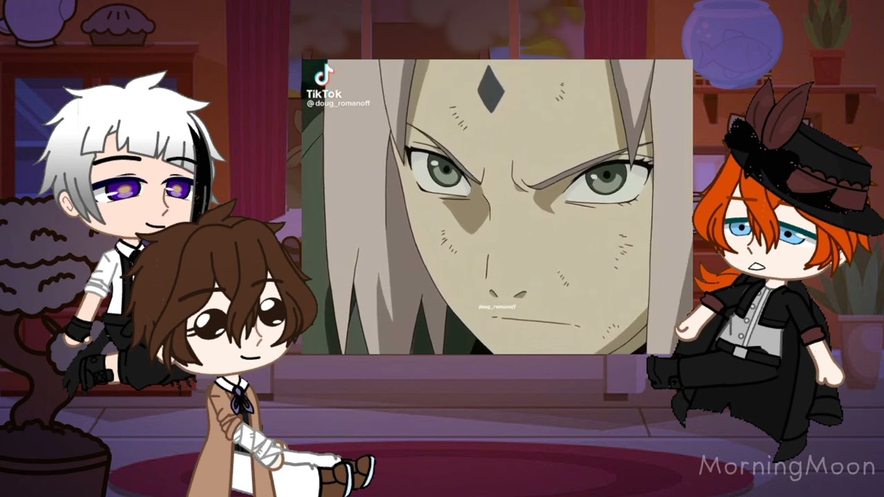 BSD react to Sakura haruno(1/3) 🇧🇷