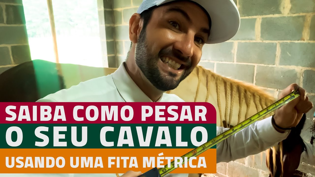 SAIBA COMO MEDIR O SEU CAVALO USANDO UMA FITA MÉTRICA!