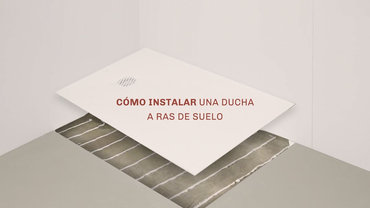 Cómo instalar un plato de ducha a ras del suelo [Paso a Paso]
