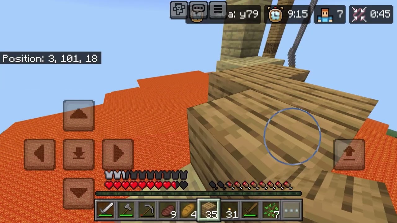 Playing lifeboat lava survival