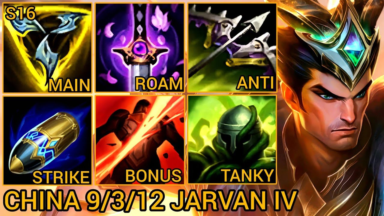 Jarvan IV 9/3/12 MVP S Rating Jungler - China Server Wild Rift High Elo Tier Builds & Runes