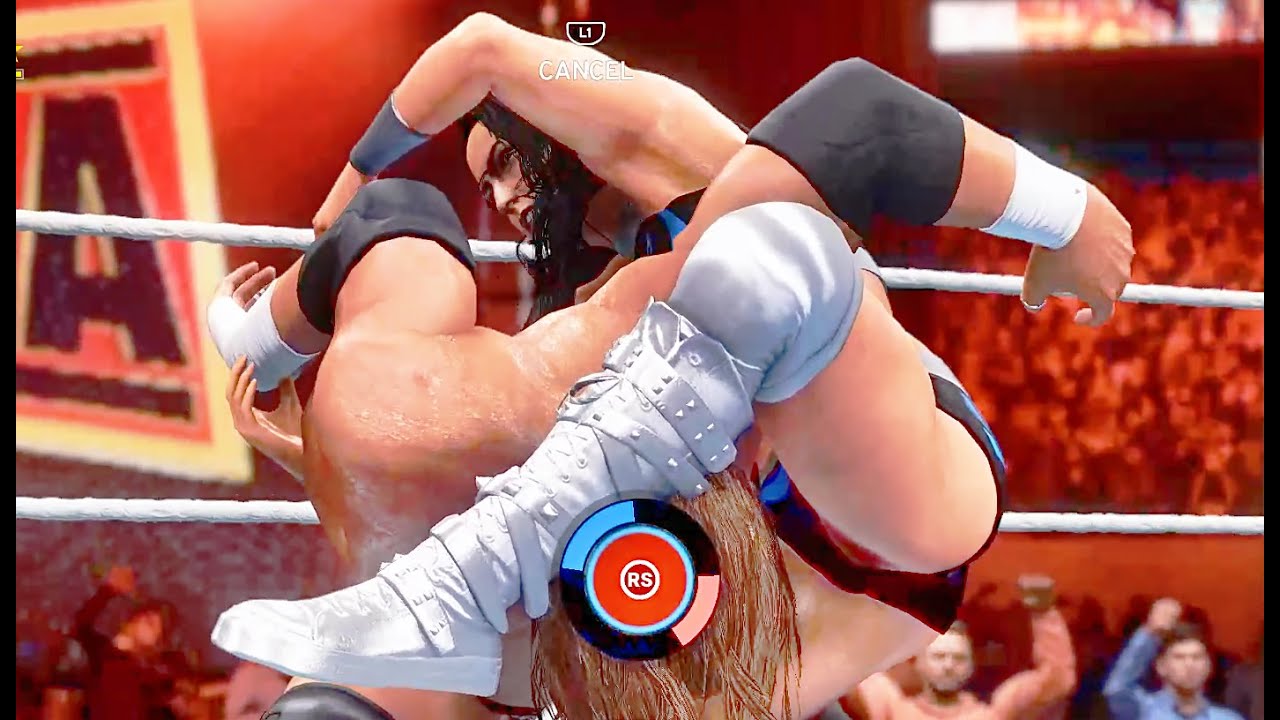 WWE 2k20: Tessa Blanchard vs Triple H 01, Intergender wrestling