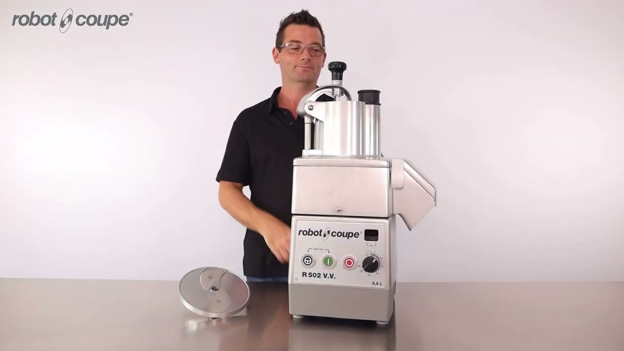 Robot-Coupe R502  Food Processor: Assembly & Operation