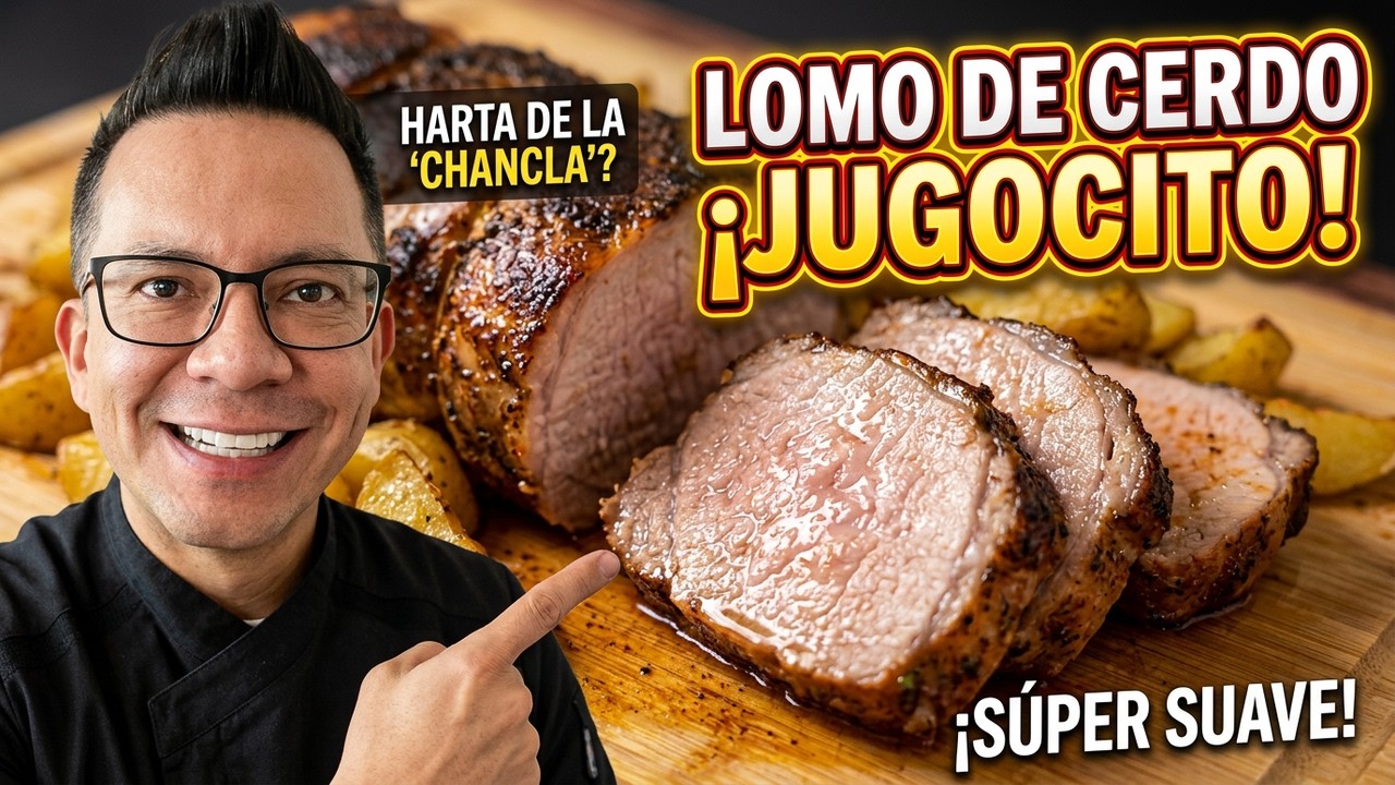 Harta del termino CHANCLA? Te enseño a preparar el LOMO DE CERDO más SUAVE que haz probado!
