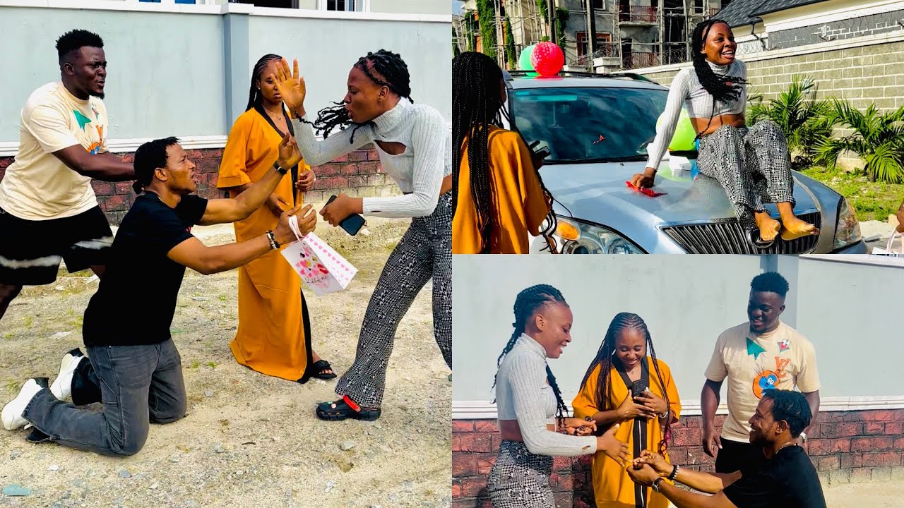 man came to surprise the woman of his dream