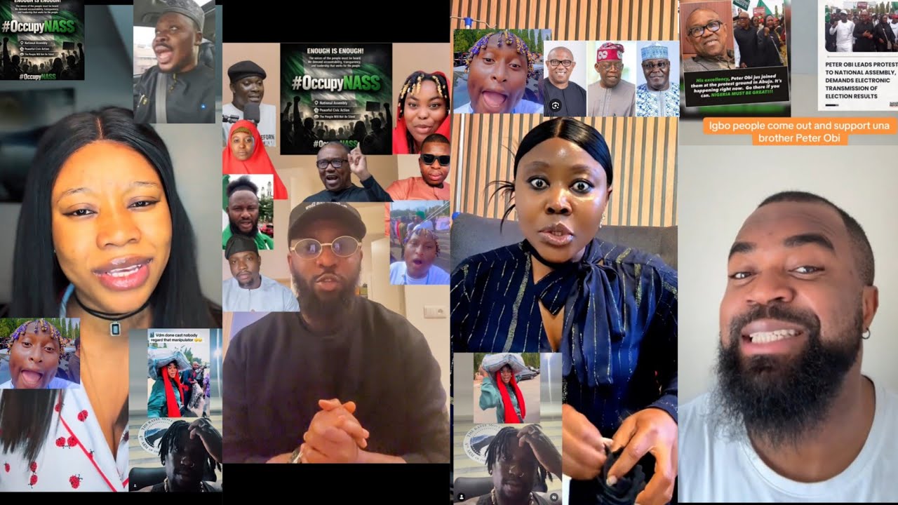 Are they fighting Bad Govt or VDM RATELS😱 Dem turn Protest to Gossip🙆Mamapee Seaking Peter Obi IGBOs