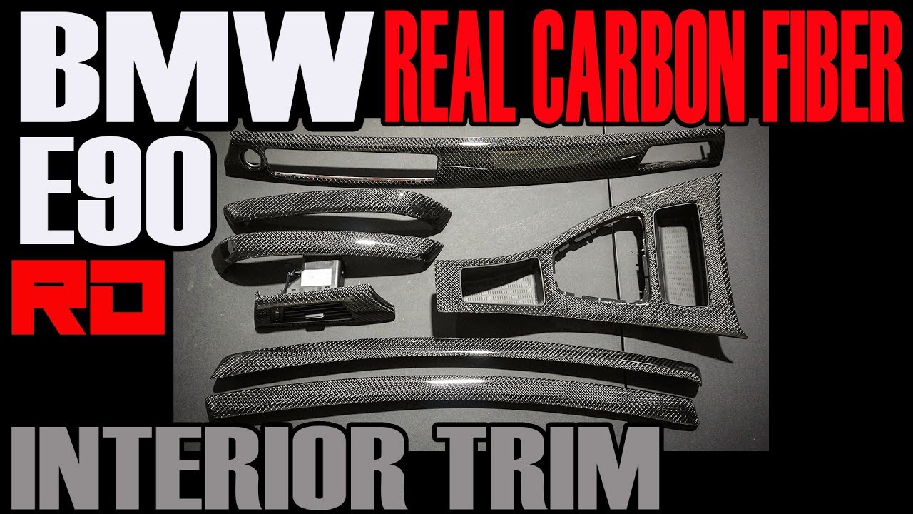BMW E90 REAL CARBON FIBER TRIM BY ROGUE DEVELOPMENT