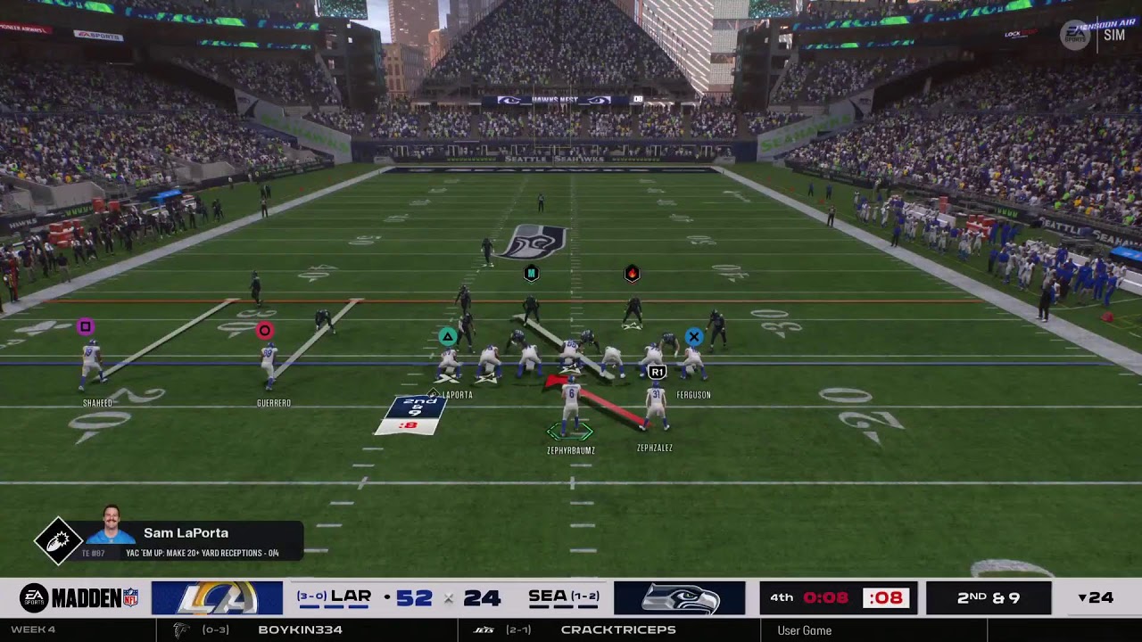 Rams vs Seahawks Week 4 YR5 TTT