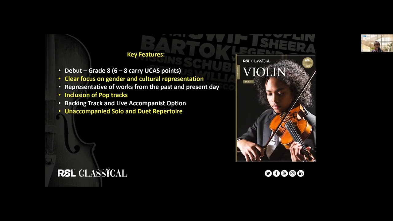 RSL Classical Violin Webinar