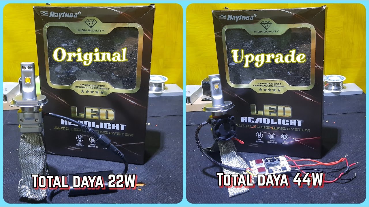 100% Lebih Terang..!! Upgrade Driver Led H4 Daytona, Terang Mantap, Suhu Stabil