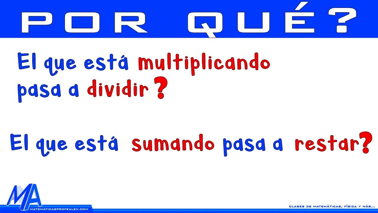 Propiedades de las igualdades | Despeje de ecuaciones