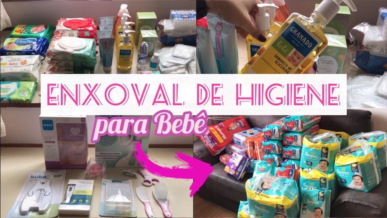 ENXOVAL DE HIGIENE PARA BEBÊ | Drienny Loureiro