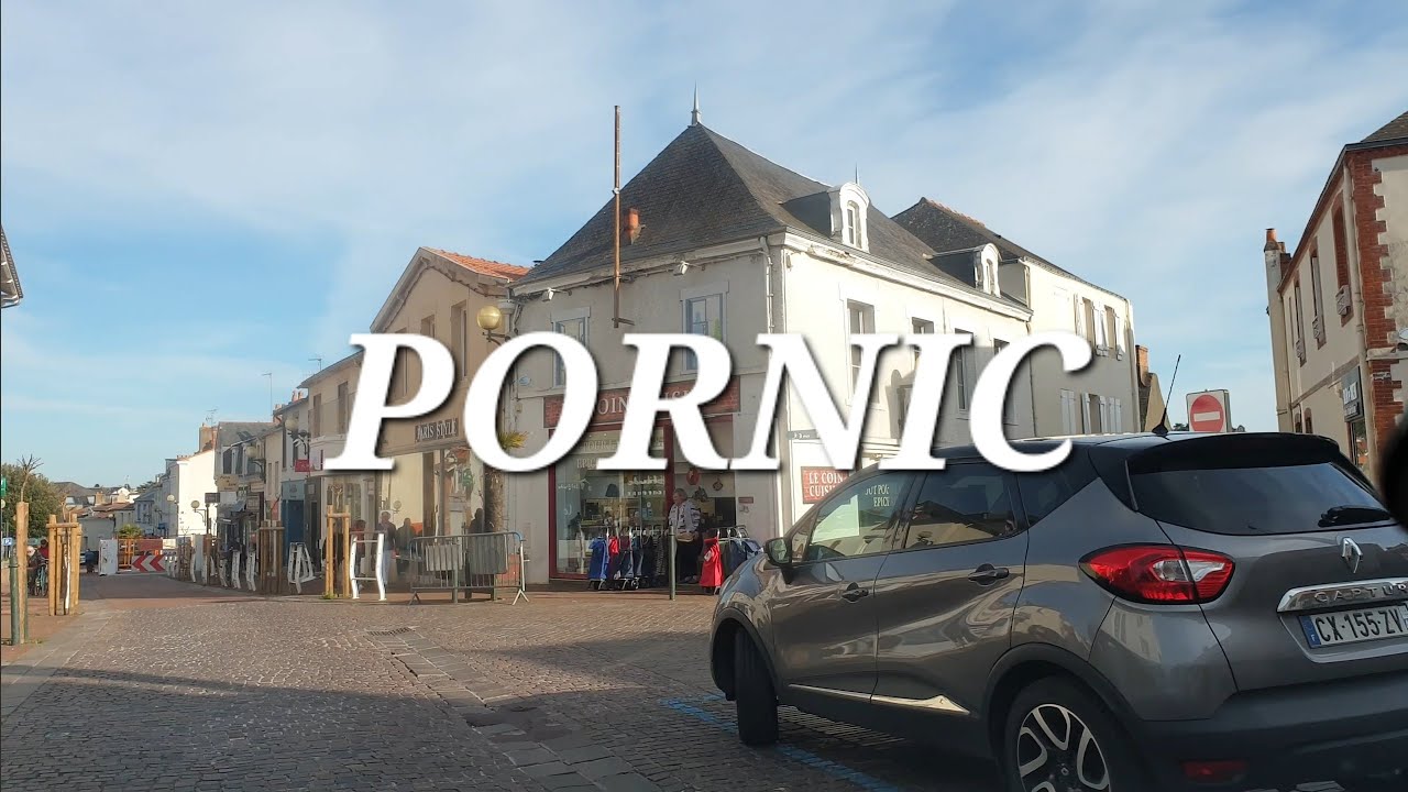 [4K Travel] Centre Ville Pornic | Loire-Atlantique, France 2023 UHD 4K