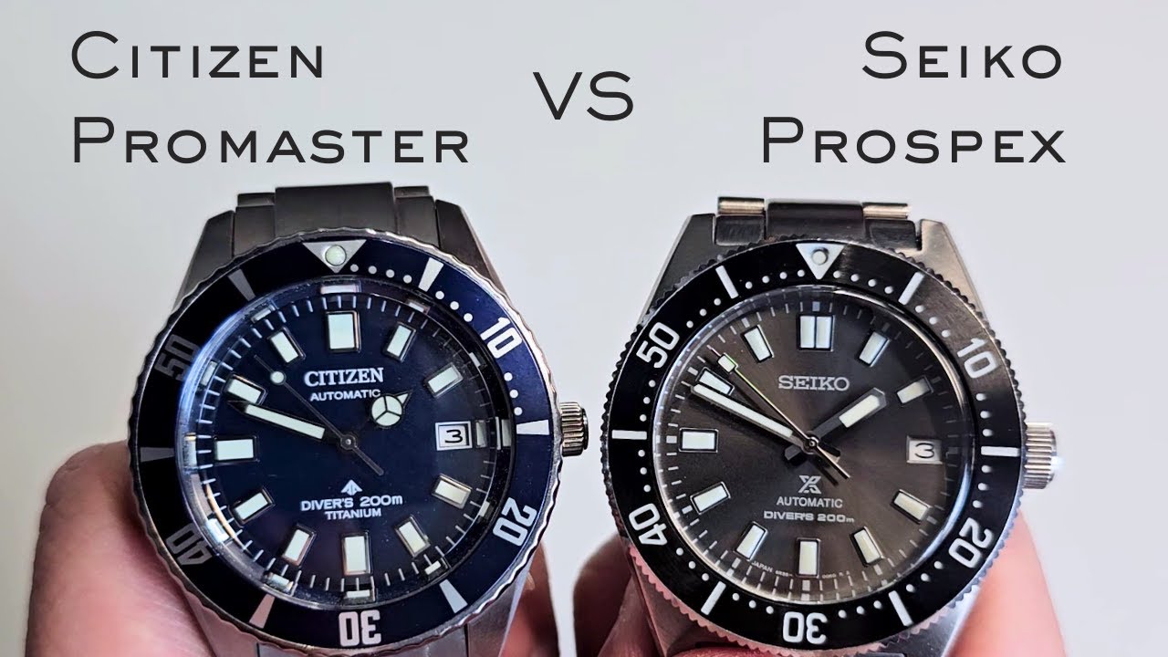 Citizen Promaster Fujitsubo Super Titanium Review + Comparison to Seiko Prospex SPB143!