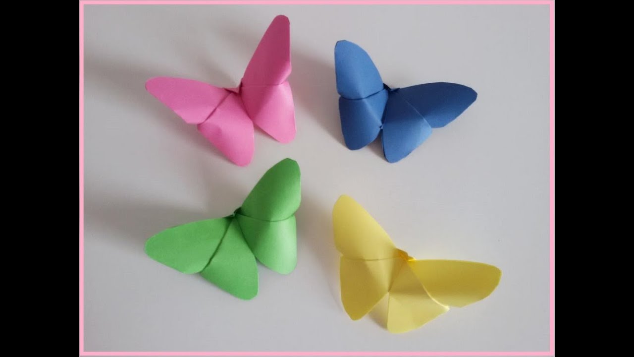 Farfalla di carta (Origami) || Mami Crea