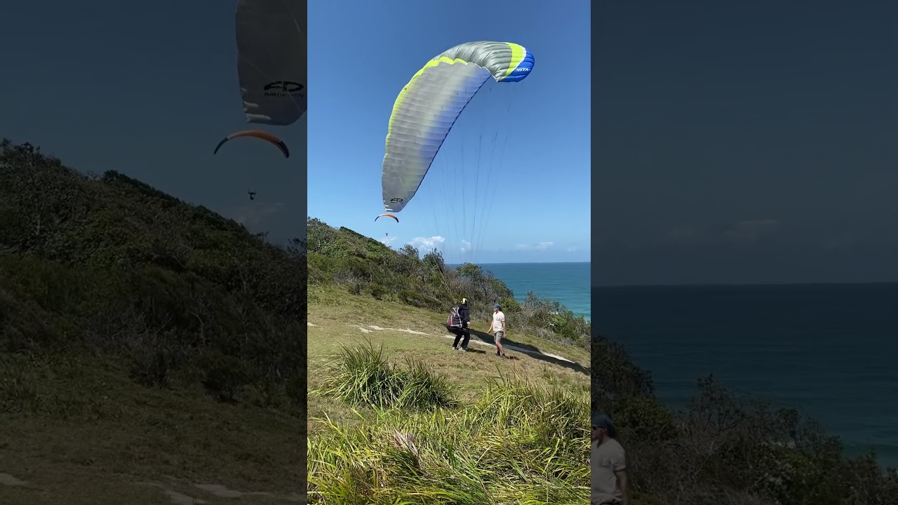 Paragliding: ground handling routine