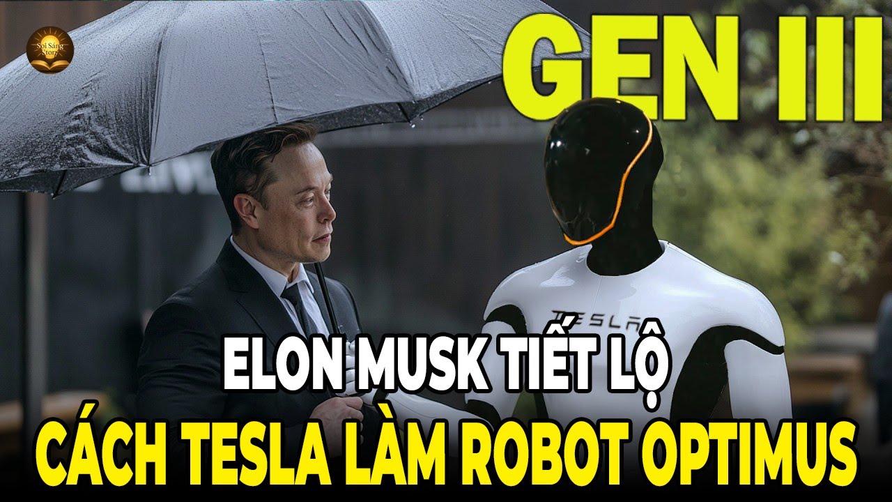 Elon Musk Tiết Lộ Cách Tesla Làm Robot Optimus Giá 10k USD, Bán 20K — Gen 3 Ra Mắt 2026
