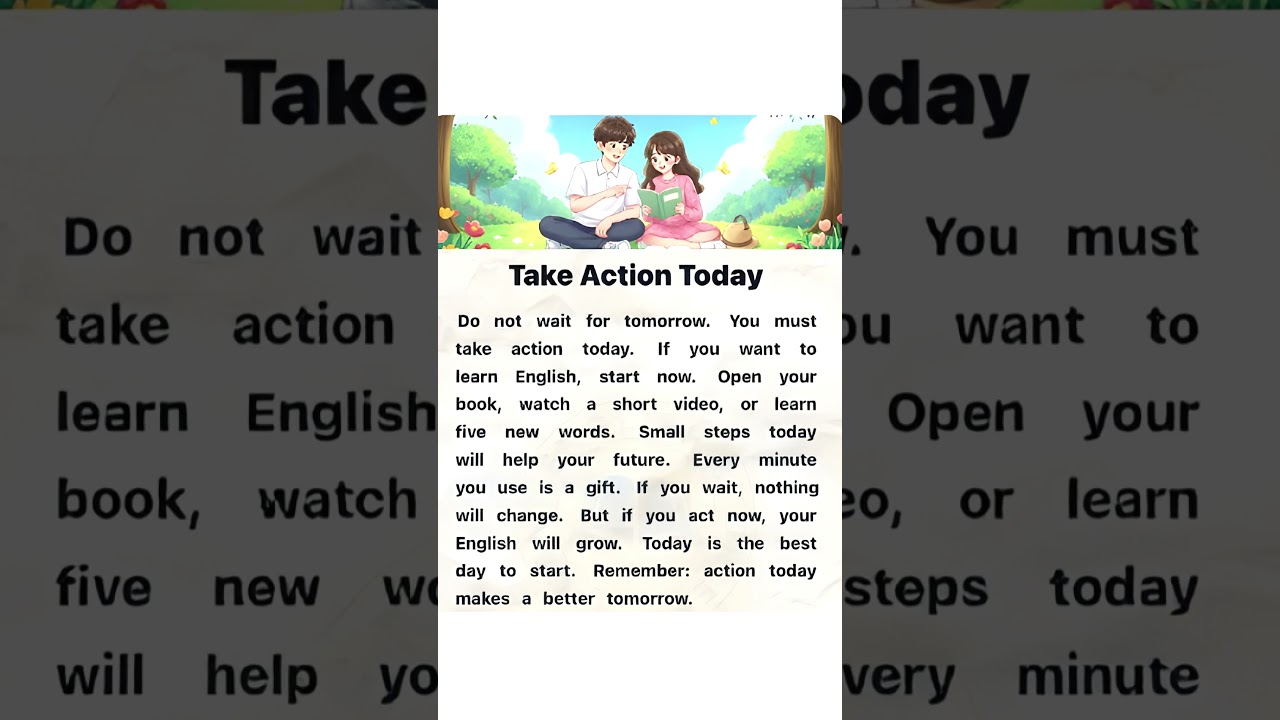 Take Action Today 