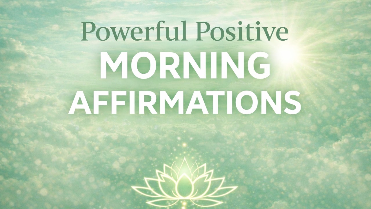 Powerful Positive Morning Affirmations | 9 MIN TO START THE DAY