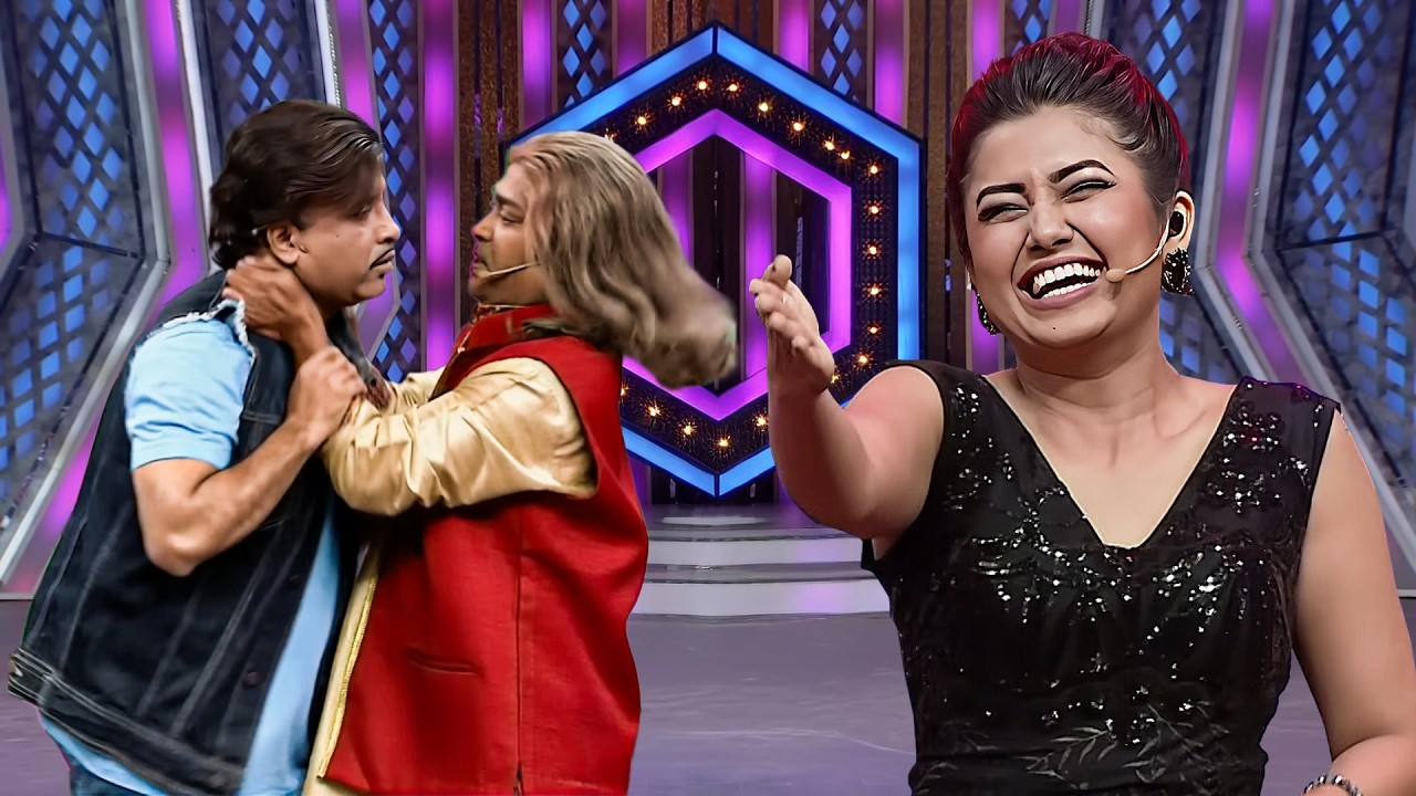 सम्याच्या तोंडावर पंच पढताच प्राजक्ताने वाजवल्या टाळ्या - Maharashtrachi Hasya Jatra New Episode