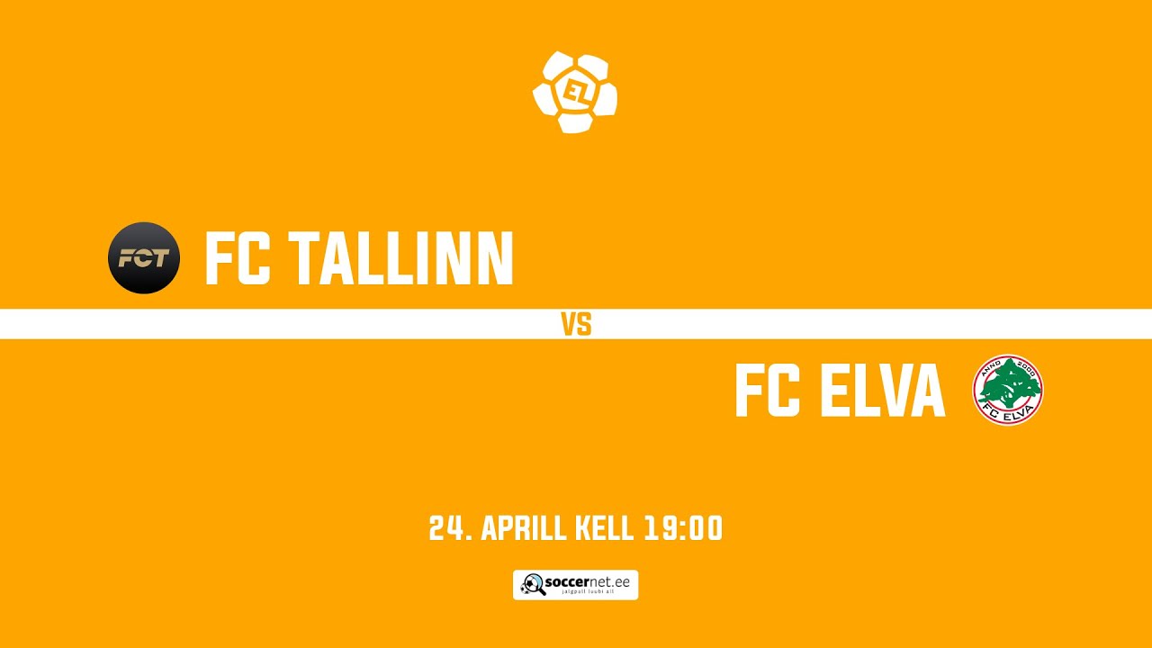 FC TALLINN - FC ELVA, ESILIIGA 8. voor