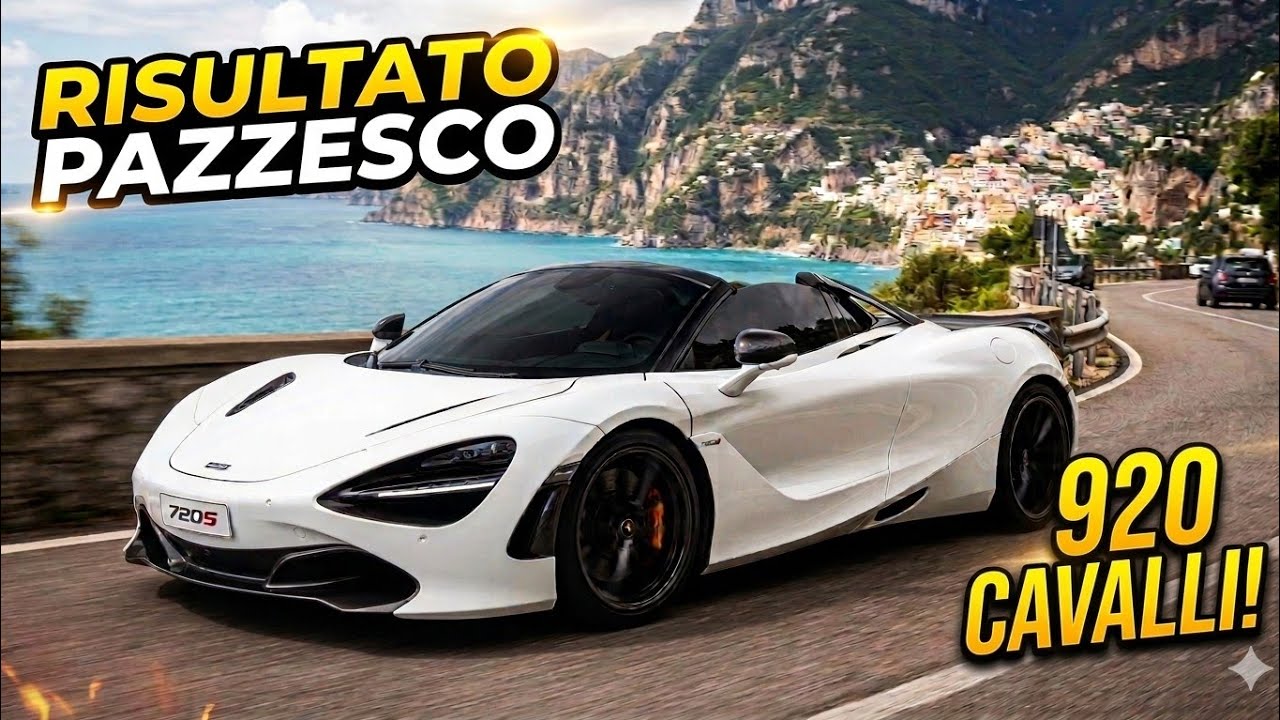 MAI VISTA UNA MC LAREN 720 S PIÙ POTENTE DI COSÌ! 🤩🔥💨 #fh5 #mclaren #720sspider #perte