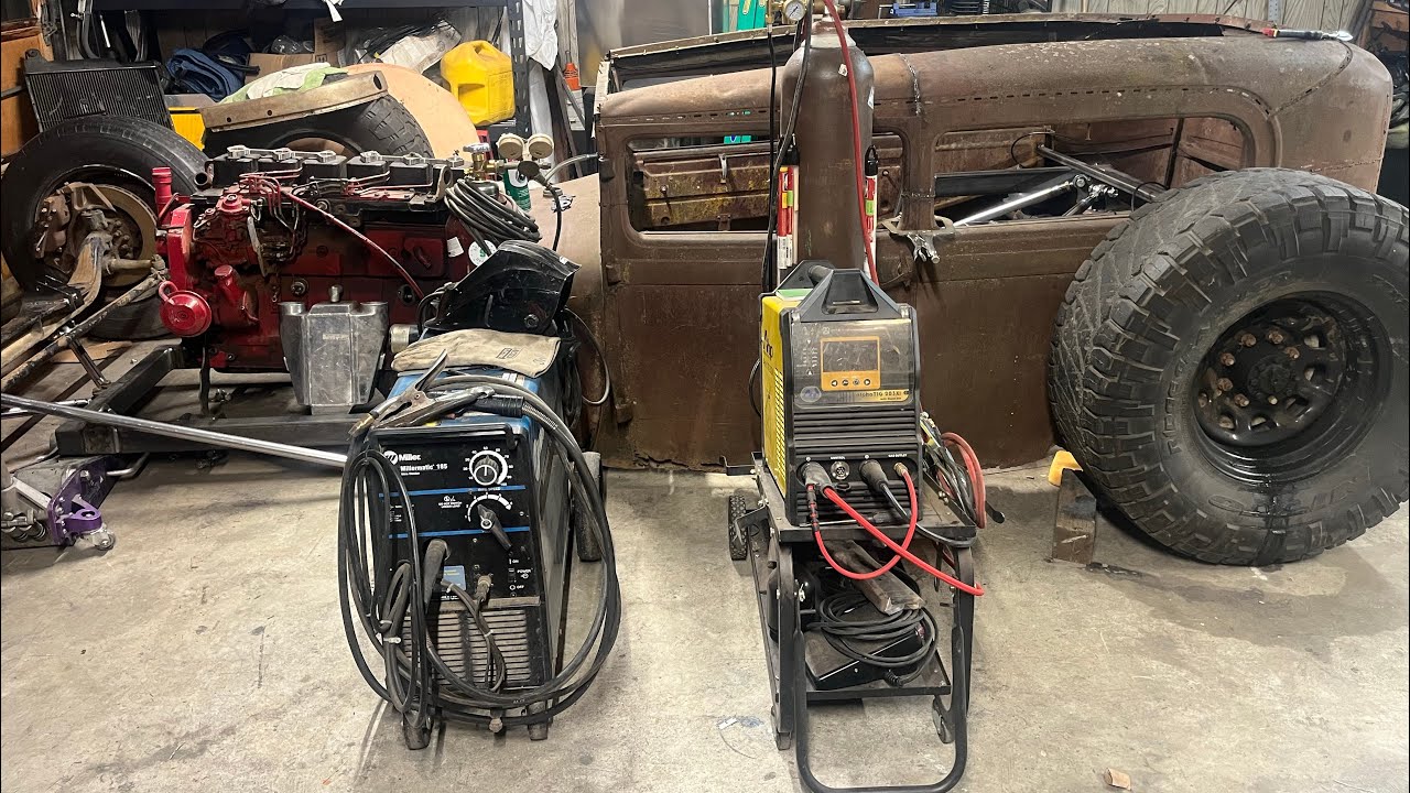 Welding up the Rust Rod