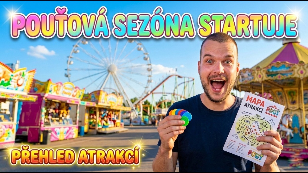 Pouťová sezóna je tady! | Lunapark Pfleger Valašské Meziříčí přehled atrakcí