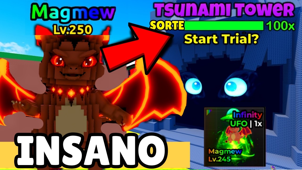 ADMIN ABUSE PEGANDO INFINITYS NA NOVA TORRE FUJA DO TSUNAMI PARA BRAINROTS UPDATE !