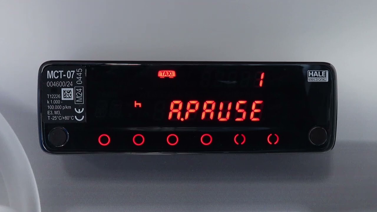 HALE Taxameter MCT-07 - Aktive Pause