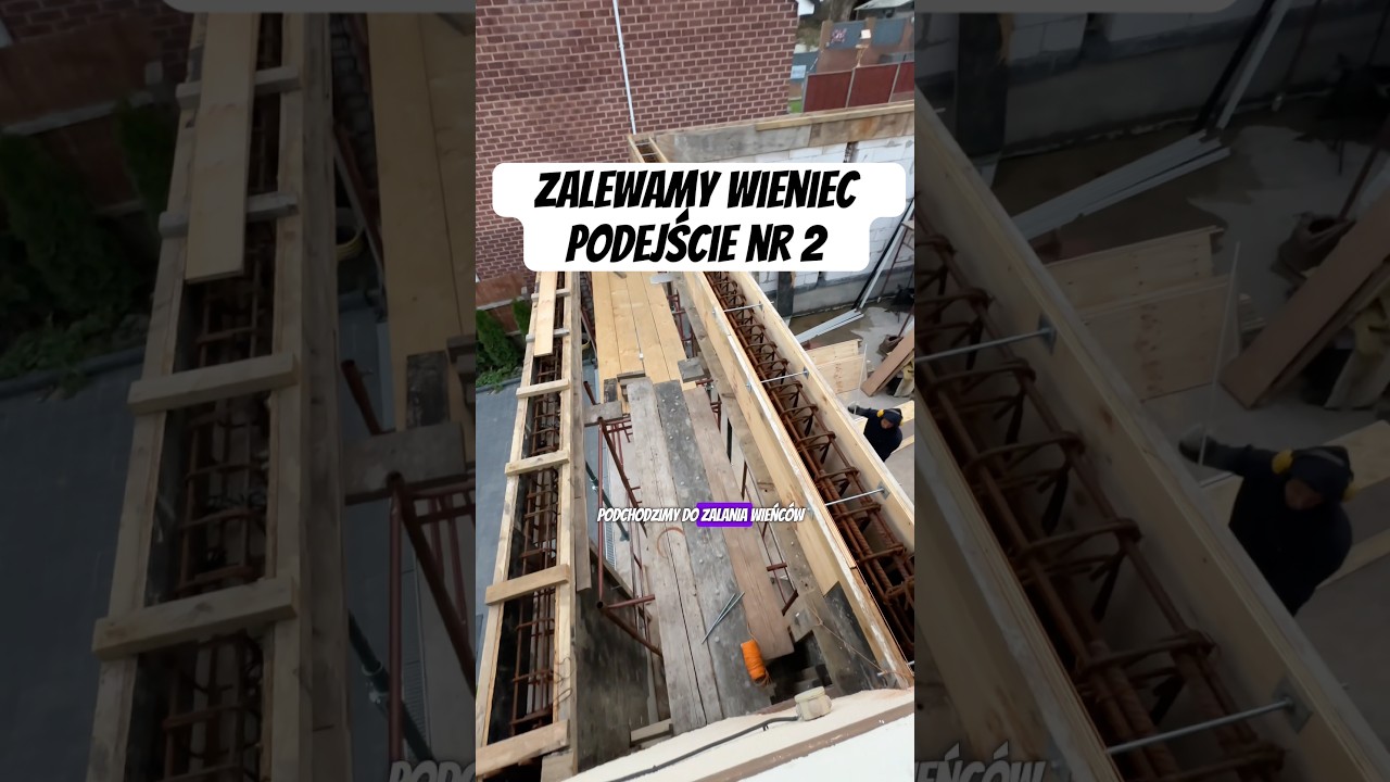 Zalewamy wieniec, podejście nr 2 #budowa #diy #remontdomu