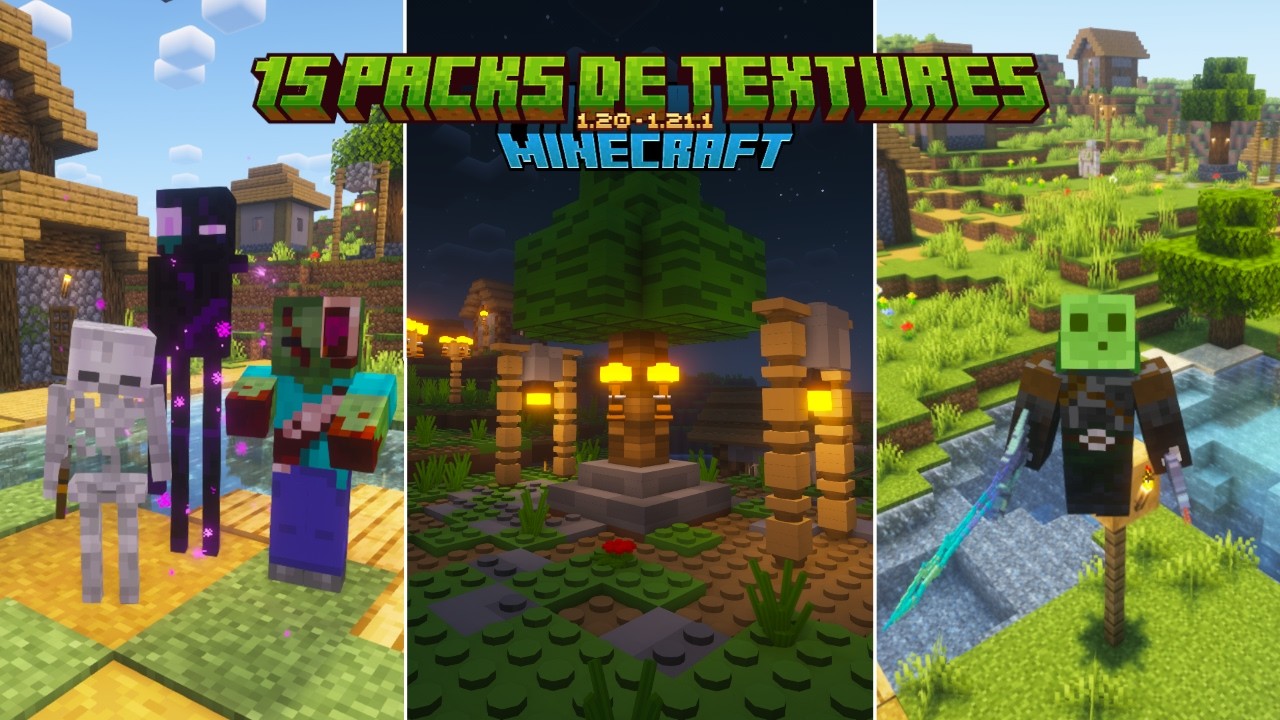 15 Packs de Textures pour vos Survies Minecraft 1.20 - 1.21