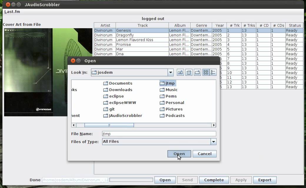 Exporting metadata