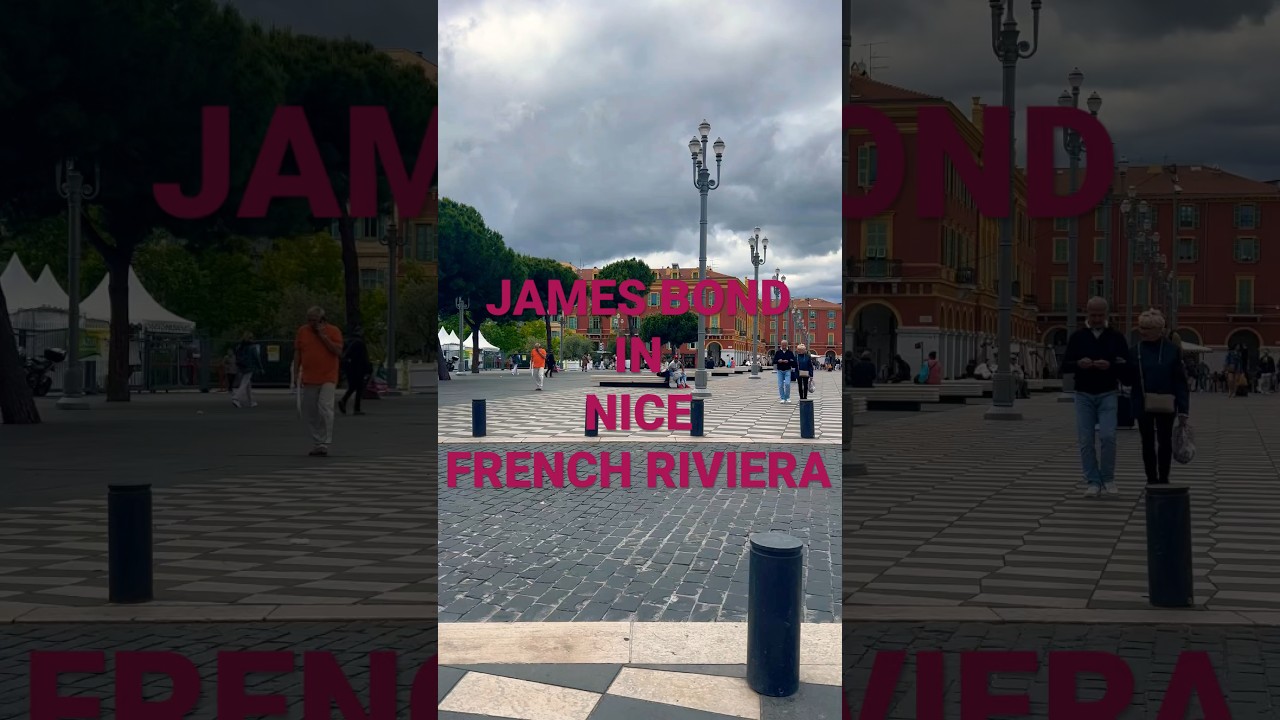 JAMES BOND IN NICE🍿🖤FRENCH RIVIERA 💫🇫🇷 #travel #frenchcoast #cotedazur #beach #007 #jamesbond