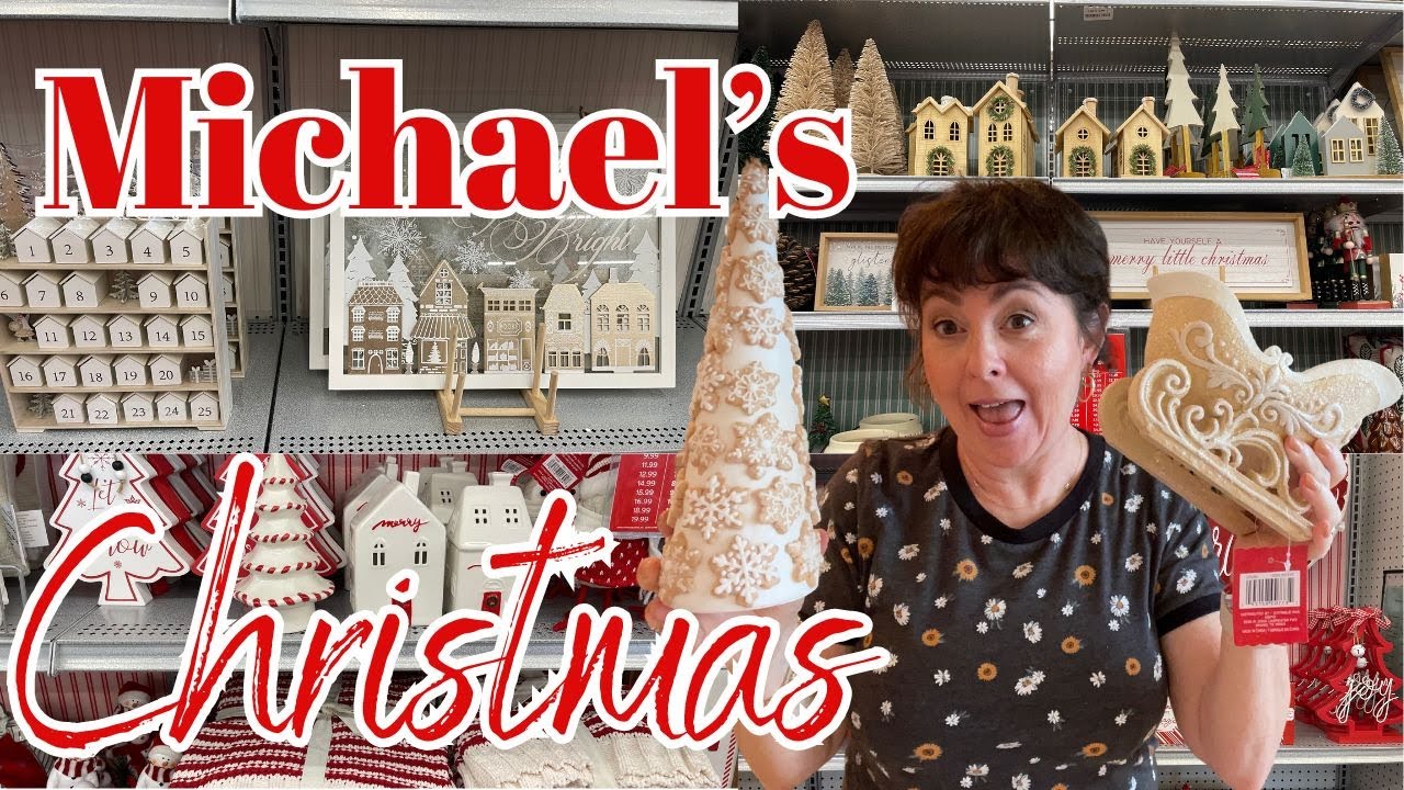 MICHAELS CHRISTMAS DECOR SHOP WITH ME & HAUL  | CHRISTMAS DECOR 2023 | MICHAELS CHRISTMAS 2023