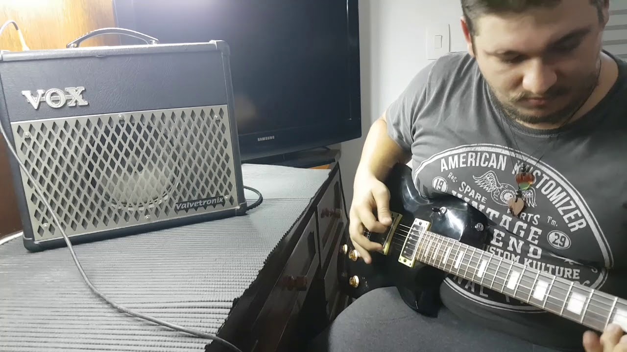 Demonstração do Amplificador  Vox Valvetronix vt15