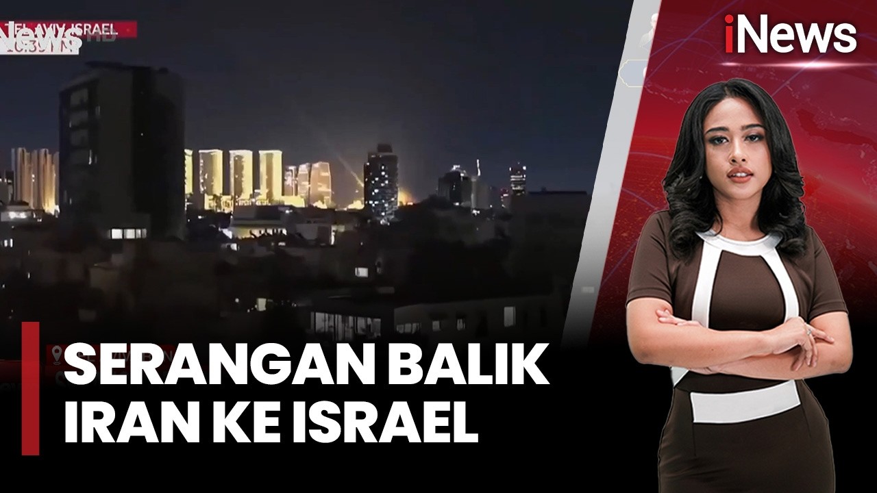 Serangan Balik Iran Ke Israel! Rudal Iran Hantam Pusat Kota Tel Aviv |iNews Room (8/3)