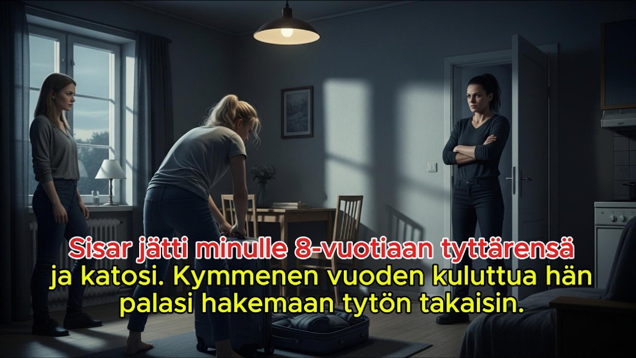 Sisar jätti 8-vuotiaan tyttärensä minulle ja katosi. 10 vuoden kuluttua hän palasi.
