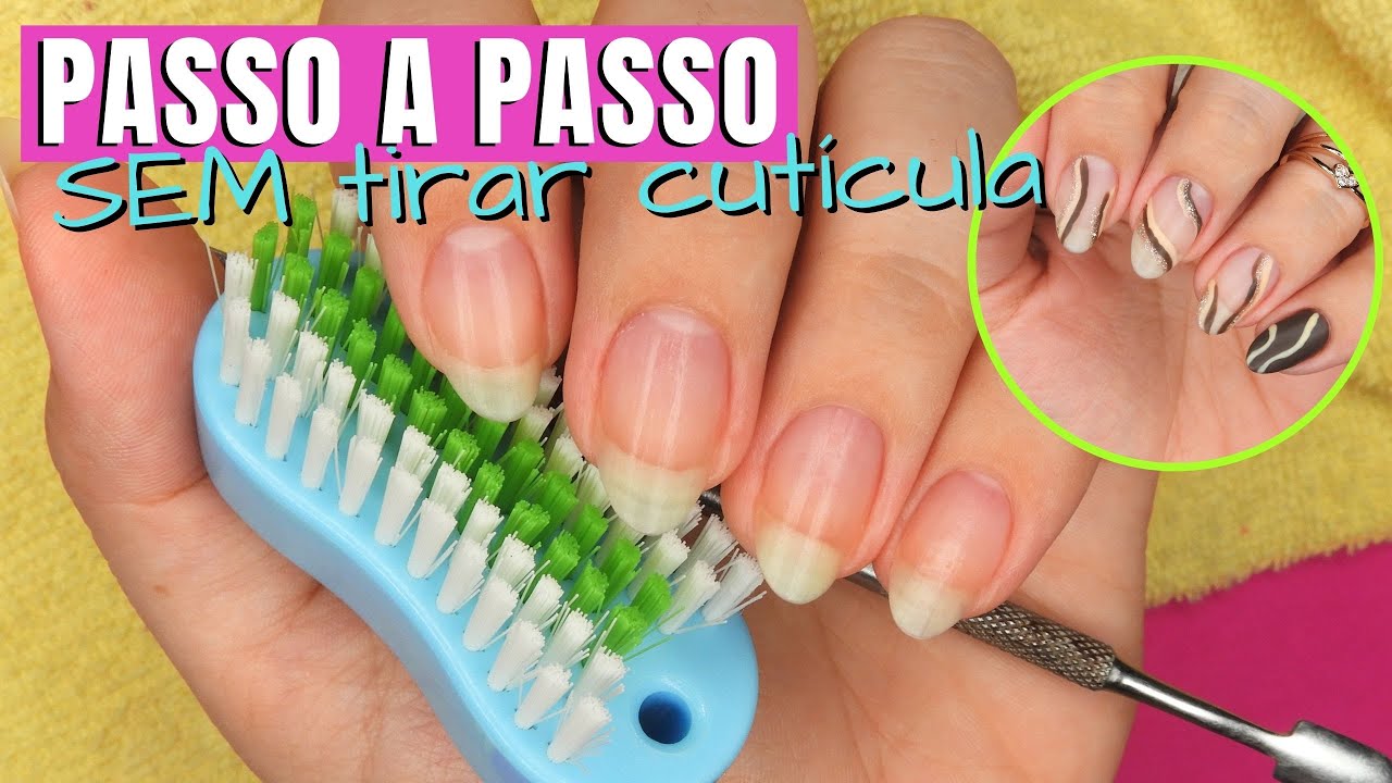 PASSO A PASSO FAZENDO AS UNHAS E ESMALTA&Ccedil;&Atilde;O EM CASA